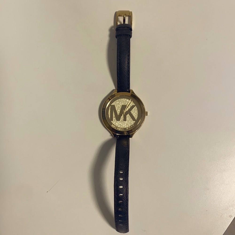 Michael Kors watch black and gold